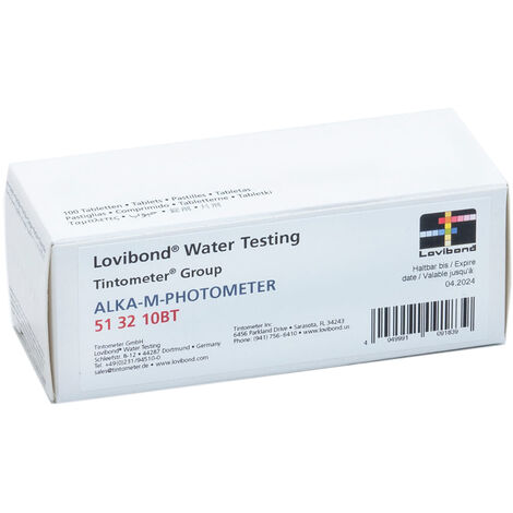 LOVIBOND Réactifs pour testeur électronique photomètre Scuba 2 DPD1 chlore libre - boite de 250