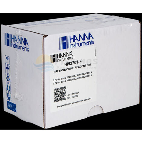 Réactifs liquides HANNA pour chlore libre