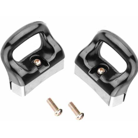 READCLY-2 Pcs Poignée pour Autocuiseur Poignée de Support Latérale pour Autocuiseur Poignées en Bakélite Noires de Remplacement avec Poignée en Bakélite pour Casseroles