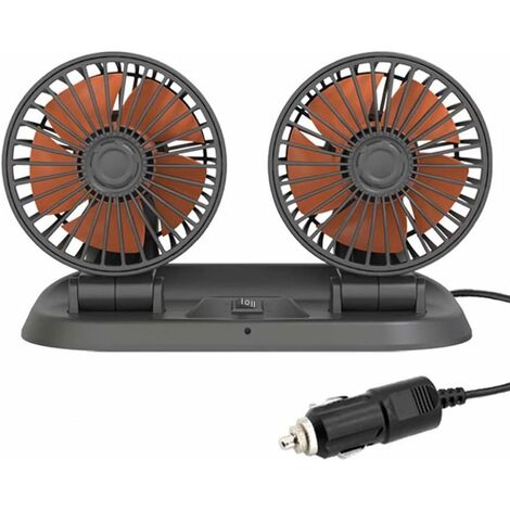  Electric Car Fans for Rear Seat Passenger with 4 Speeds,  Portable Rechargeable Vehicle Fan for Car Seat, Battery Operated, USB  Powered, Ultra Quiet, Powerful, 360° Rotatable,for SUV, RV,Truck, Camping :  Electronics