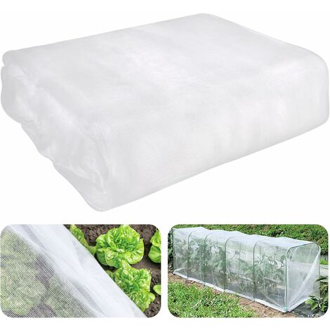 READCLY-2Mx5M Filet Anti Insecte Oiseaux Filet Jardin Filet de Protection en Maille Fine pour Serre Plantes Fruits Fleurs Cultures, Filet Moustiquaire Papillon