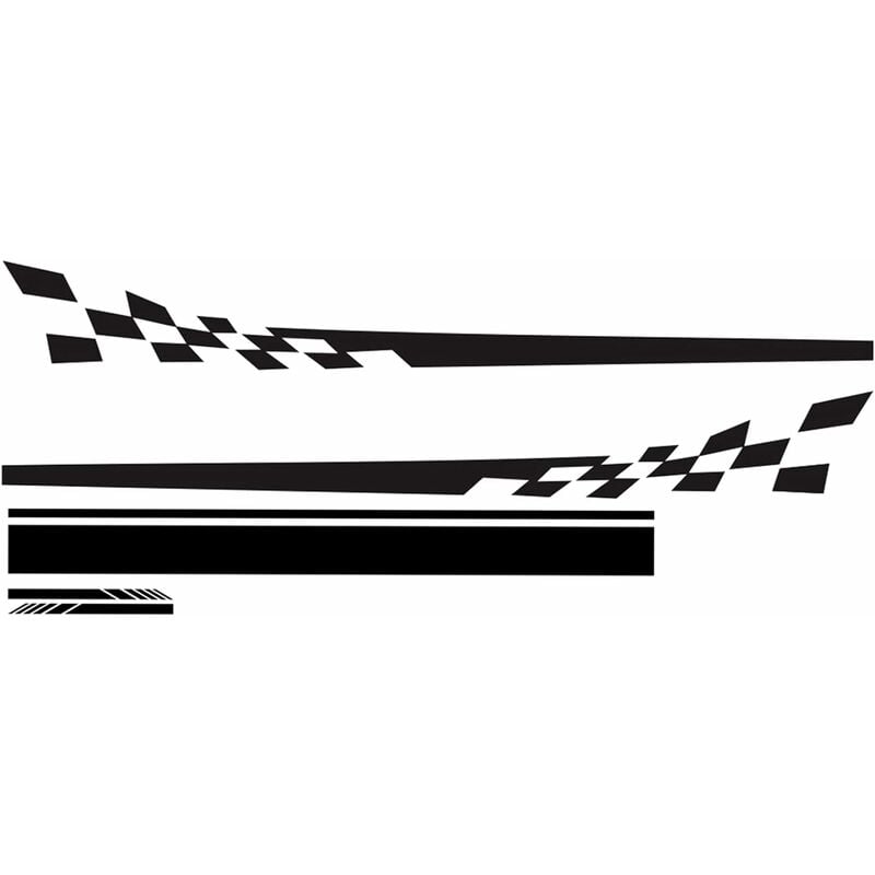 Readcly-5 pezzi adesivo a strisce per cofano per