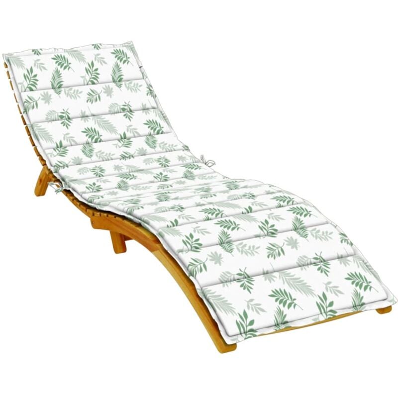 Coussin de chaise longue motif de feuilles tissu oxford - Readcly