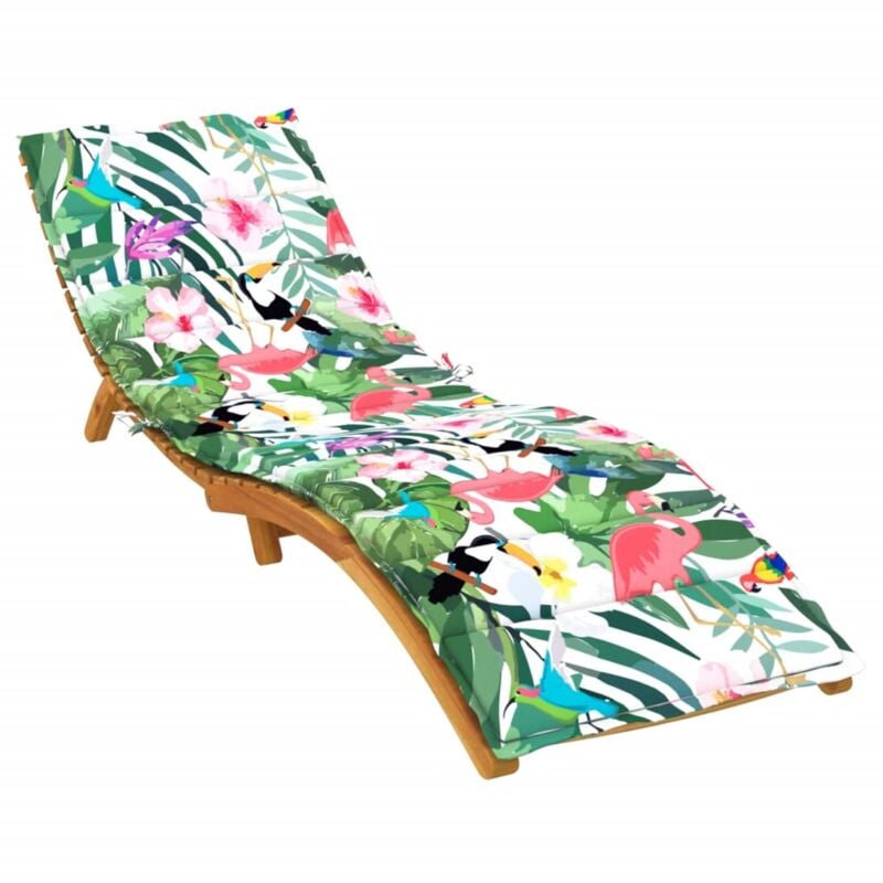 Coussin de chaise longue multicolore tissu oxford - Readcly