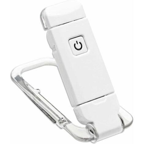 Reading Lamp, USB Rechargeable Clip-On Reading Light, Flexible and Portable Clip, Soft Eye Light, Compact and Durable, Perfect for Reading in Bed