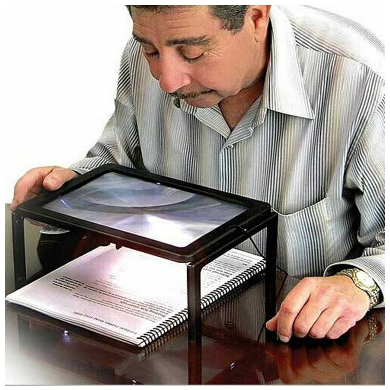 Reading magnifying glass for seniors - (magnification 6
