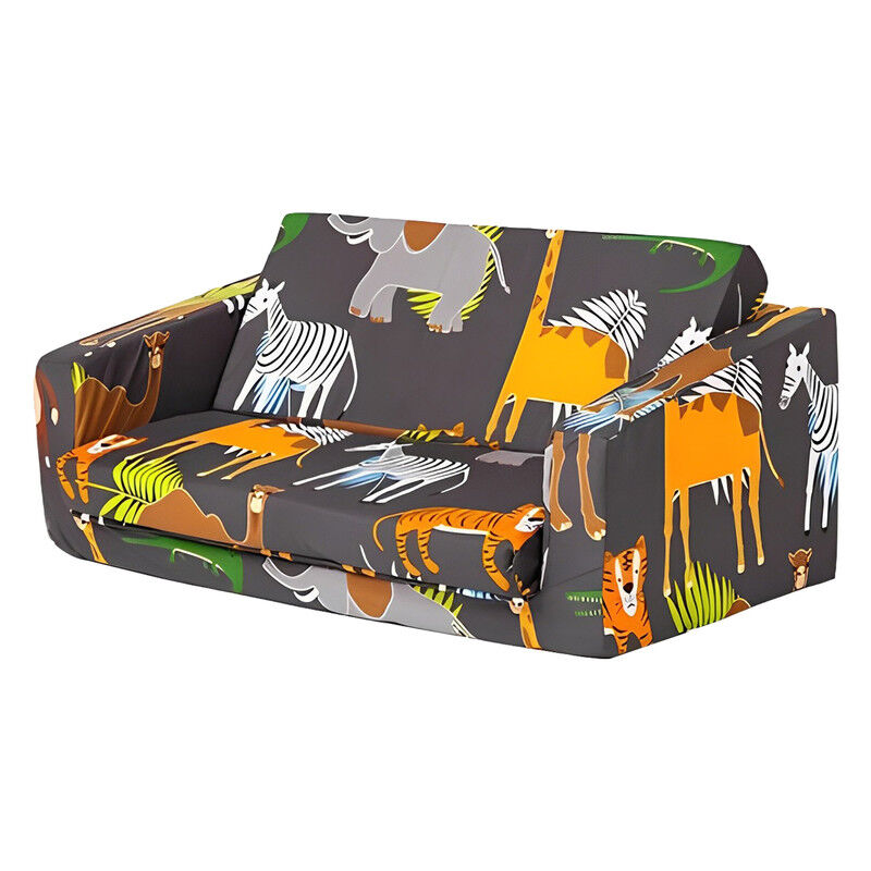 Ready Steady Bed - Canapé-lit pour enfants, siège pliable pour chambre d'enfant, siège pliable portable pour salle de jeux, canapé convertible