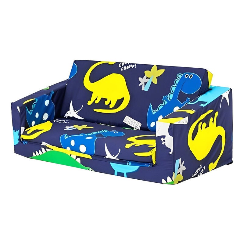 Ready Steady Bed - Canapé-lit pour enfants, siège pliable pour chambre d'enfant, siège pliable portable pour salle de jeux, canapé convertible