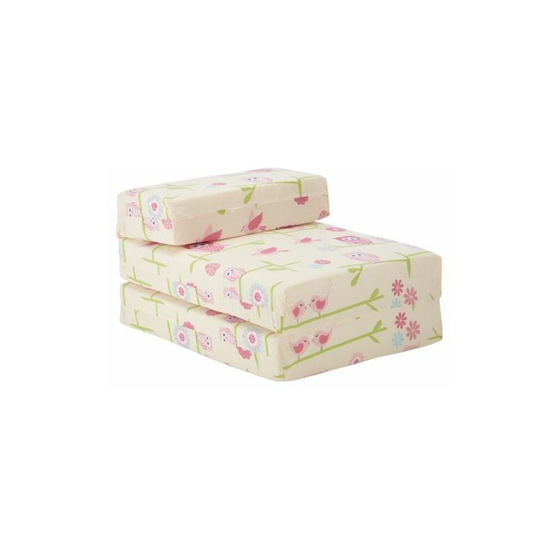 Ready Steady Bed - Matelas Pliable Pour Enfants Avec Appui-tête, Canapé-lit Pour Enfants, Chaise de lit Confortable Pour Tout-petits, Matelas Pliant