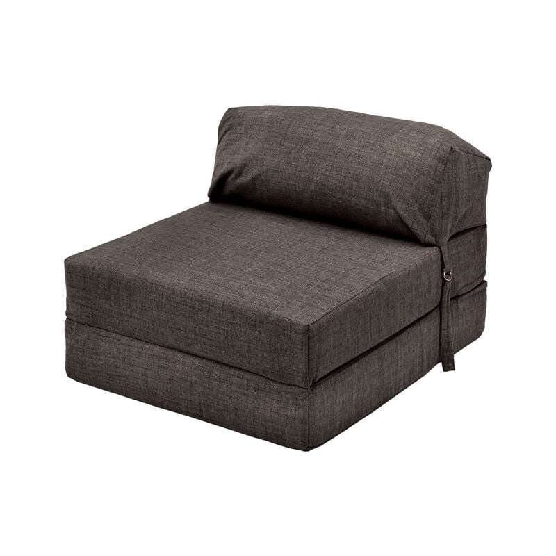 Loft 25 - Matelas d'invité pour le salon, matelas futon d'intérieur 168x60x14 cm avec appui-tête, matelas simple en z, couchage pour chambre à