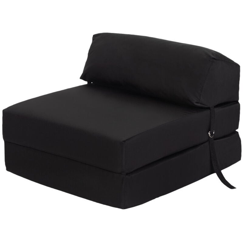 Ready Steady Bed - Matelas pliant, futon résistant à l'eau pour le camping, matelas pliable avec appui-tête, matelas de voyage convertible, 168x60x13