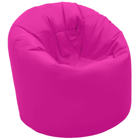 Ready Steady Bed Poltrona a sacco per interni ed esterni, Pouf resistente all'acqua con maniglia per il trasporto, Comoda poltrona a sacco con imbottitura durevole, Rosa