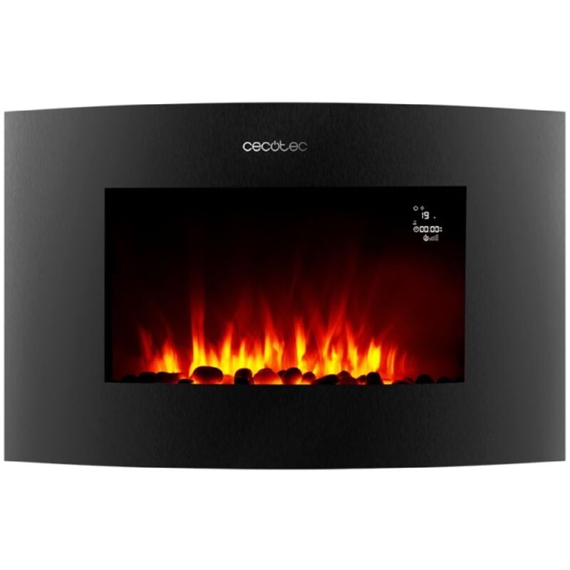 Cecotec Cheminée électrique ReadyWarm 3550 Curved Flames Connected