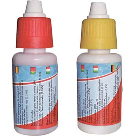REAGENTE X TEST ANALISI PH + CLORO DOMUS - LIQUIDO CF= 2XML 20 - 4 confezione
