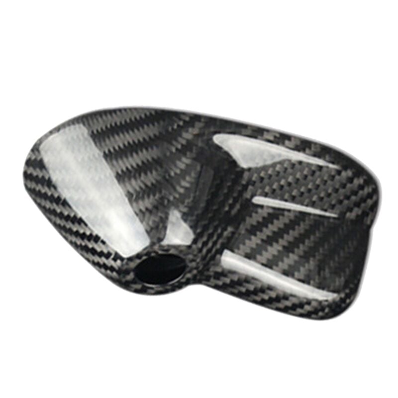Image of Real Carbon Fiber Dachflosse Antenne Abdeckung Trim für R55 R56 2007-2013 Auto Antennen Zubehör