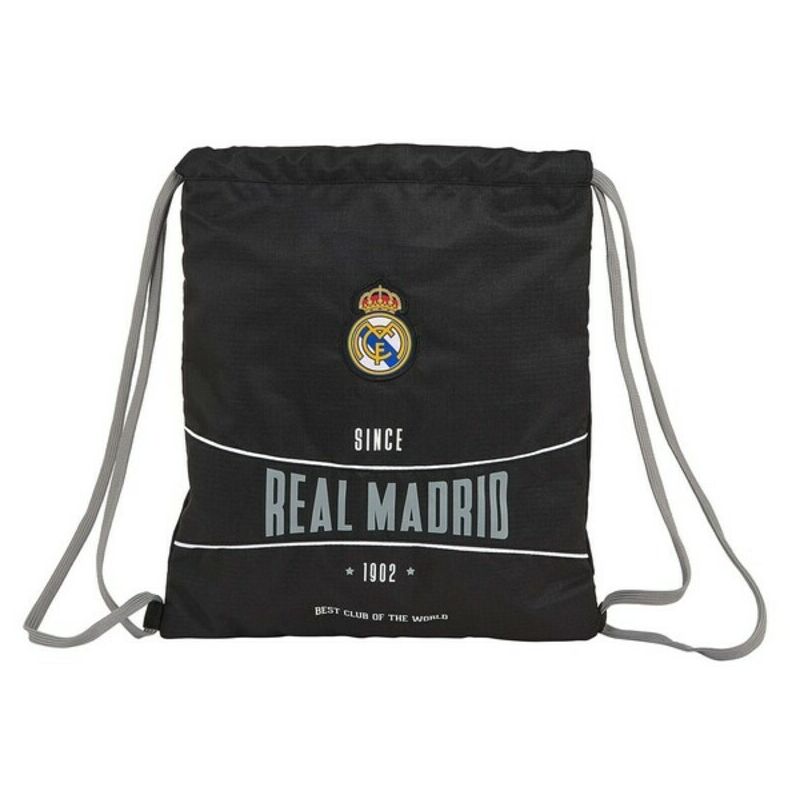 

Bolsa Mochila con Cuerdas Negro - Real Madrid C.f.