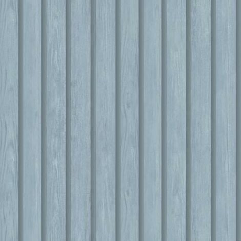 Realistic Wooden Slats Holden Wallpaper Soft Blue 13302 Living Room Nursery