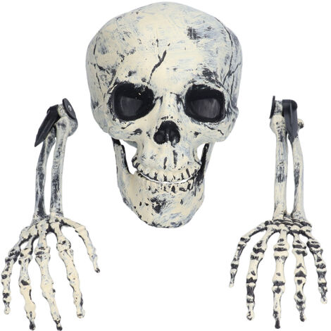 Realistisches, gruseliges Halloween-Dekorationsskelett für DIY-Cosplay und Dekoration