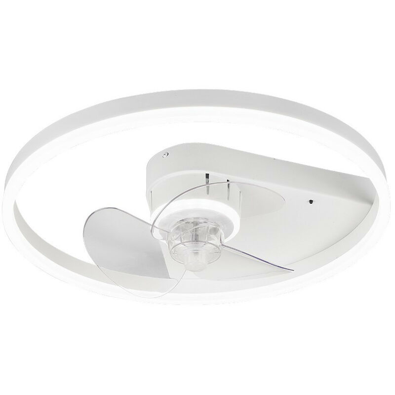 Image of Reality Borgholm Ventilatore da soffitto moderno Borgholm Bianco Opaco 2700-6500K Telecomando