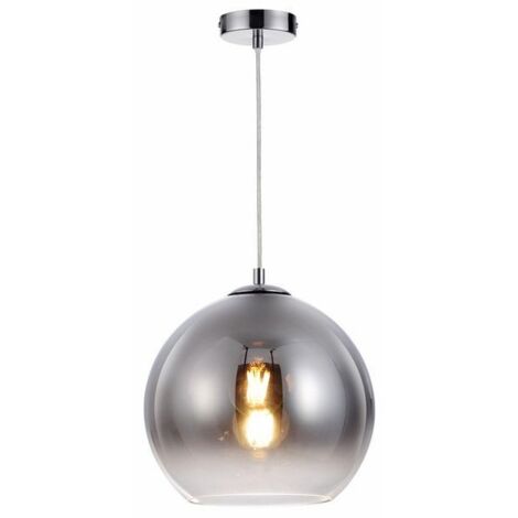 Reality Castilo lampada a sospensione cromata vetro Ø25cm