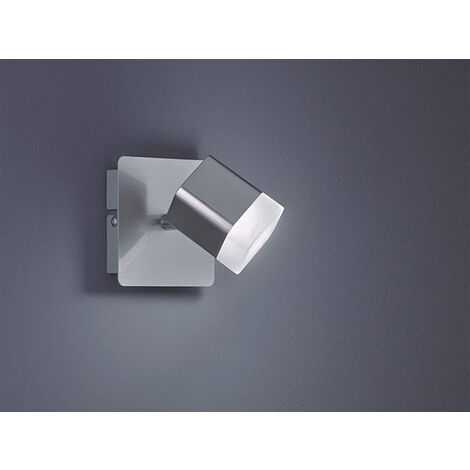 Reality Leuchten 1er LED Spot Roubaix weiß, nickel matt Deckenstrahler