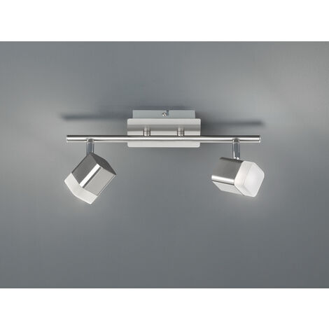 Reality Leuchten 2er LED Balken Roubaix weiß, nickel Leuchten
