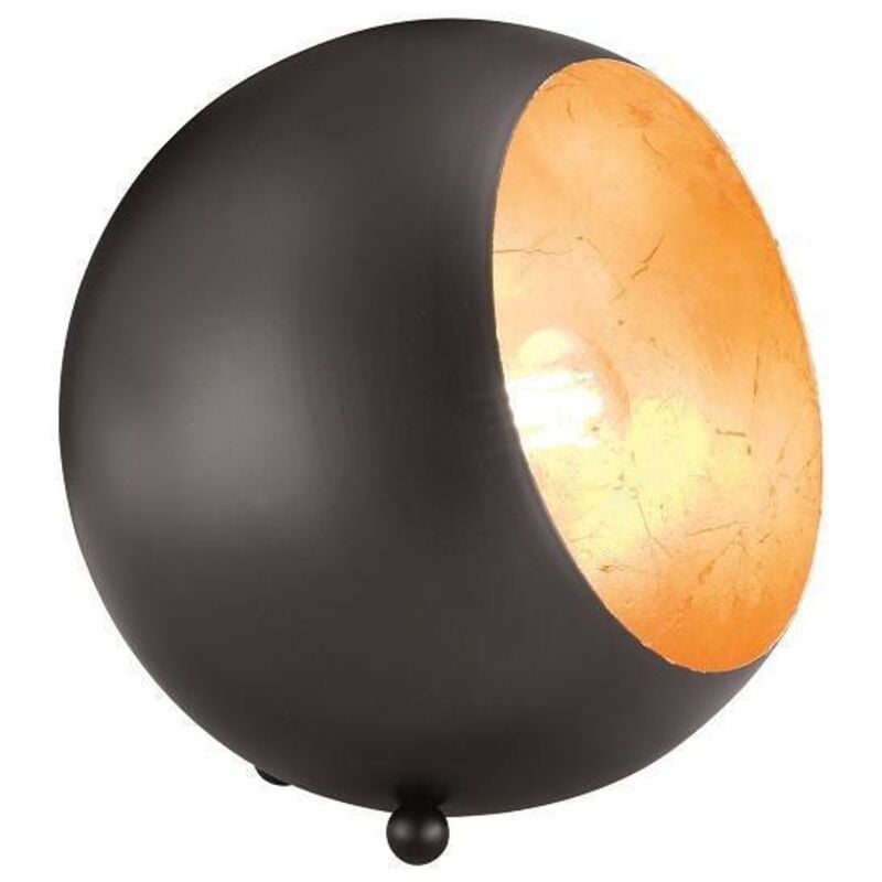Lampe design, Lampe de table Billy Noir en Metal, trio