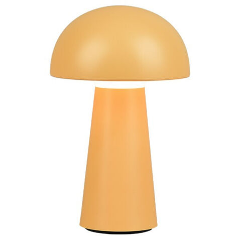 REALITY LEUCHTEN - LAMPADA DA APPOGGIO LENNON LED FUNGO GIALLA PER INTERNI ED ESTERNI A BATTERIA RICARICABILE USB