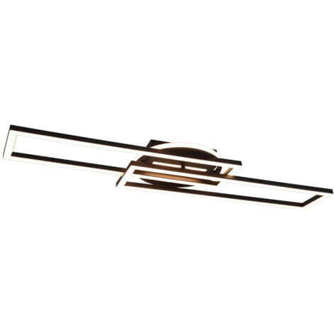 Reality Leuchten LED Deckenleuchte Twister schwarz Deckenleuchte