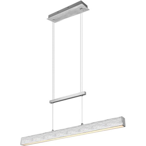 Reality Leuchten LED Pendelleuchte Paros Switch Dimmer, höhenverstellbar Pendelleuchte