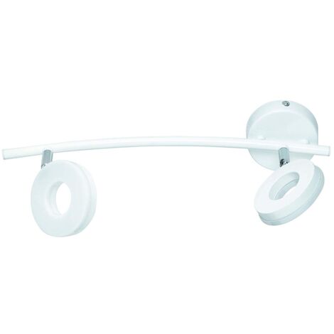 Reality Leuchten R82412101 Rennes Barraa LED, 2 Spot, 40 cm 4 W [Classe di efficienza energetica A+]