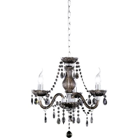 Reality Leuchten Reality R11073002 Lampadario, 40 W, Nero, 150 x 40 cm