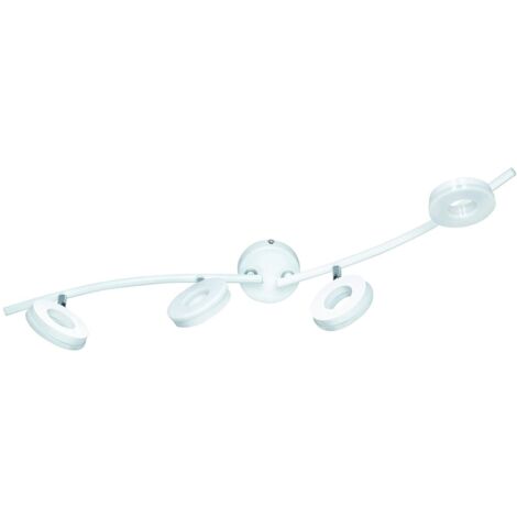 Reality Leuchten Reality R82416101 Rennes Faretto, 6xSMD, 4 W LED, Bianco, 102x10.5x19 cm [Classe di efficienza energetica A+]