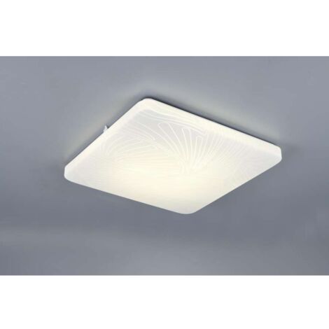 Reality Plafoniera Led Quadrata Mandria - Foglia - 24W 2500lm L.41cm