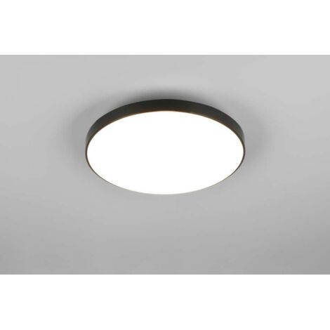 Reality Plafoniera Led Spica Nera - 18W 2000lm 4000K - D.27cm