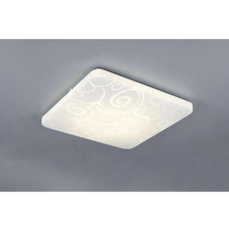 Reality Plafoniera Quadrata Led Mandria - Cerchi - 24W 2500lm L.41cm
