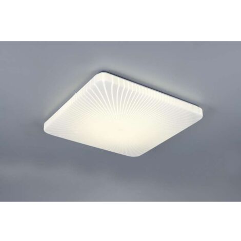 Reality Plafoniera Quadrata Led Mandria II - Righe - 24W 2500lm L.41cm