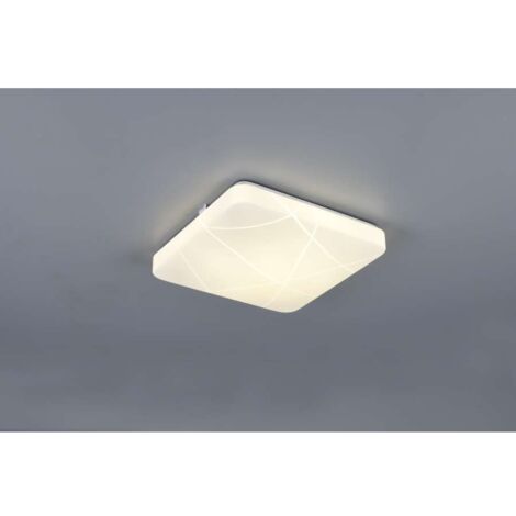 Reality Plafoniera Quadrata Led Mandria - Linee - 16W 1600lm L.27cm