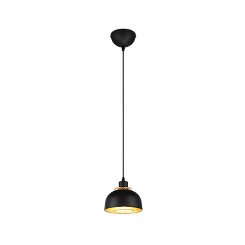 Image of Trio Lighting - Reality Punch Lampada da soffitto moderna a sospensione a cupola Punch da 18 cm, nera opaca