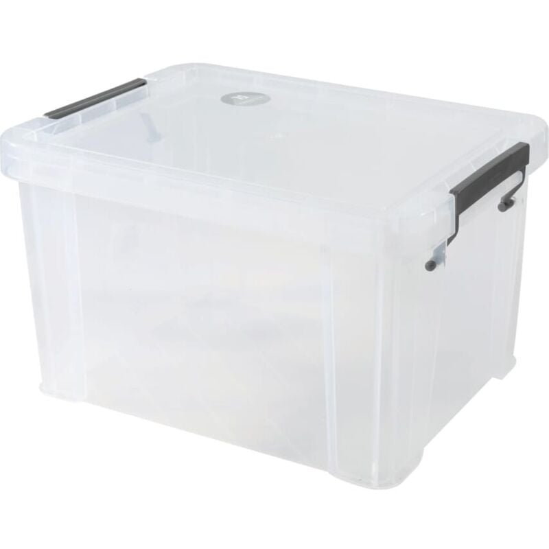 Whitefurze Allstore 5LTR 260X190X150MM Storage Box with Lid - Transparent