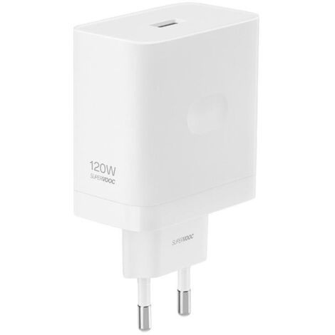 realme RMTC120W Caricabatterie per dispositivi mobili Universale Bianco AC Ricarica rapida Interno