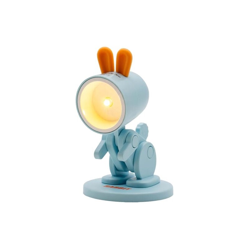 Realpower - lampe de poche led avec socle - motif animal - bleu 486317
