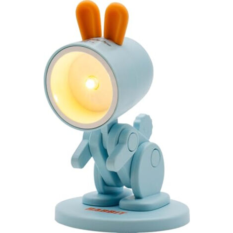 REALPOWER LAMPE DE POCHE LED AVEC SOCLE - MOTIF ANIMAL - BLEU 486317