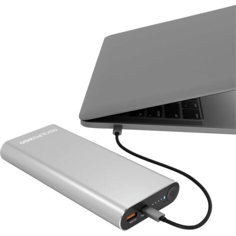 realpower PB-20000PD Pro batteria esterna nera 20000 mAh