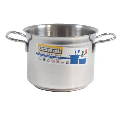 Realterm Pentola in Acciaio Inox D.14 cm Gnalì