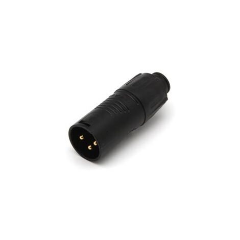 Rean - adaptador xlr macho a macho - color negro