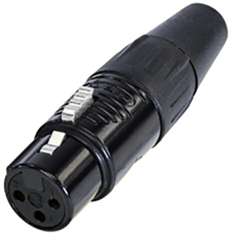 Rean AV RC3F-B XLR-Steckverbinder Buchse, gerade Polzahl: 3 1 St.
