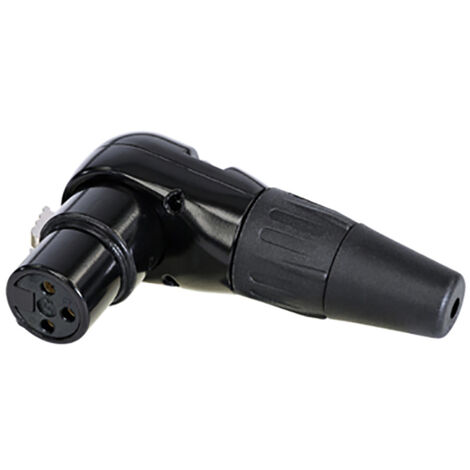 Rean AV RC3FR-B XLR-Steckverbinder Kupplung, gewinkelt Polzahl: 3 1 St.
