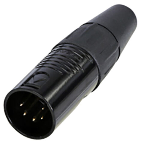 Rean AV RC5M-B XLR-Steckverbinder Stecker, gerade Polzahl: 5   1 St.
