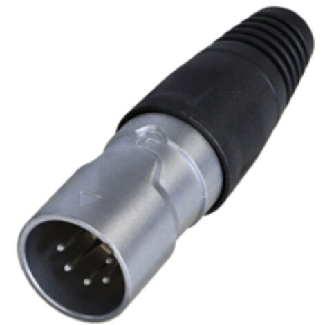 Rean AV RCX5M-Z-000-1 XLR-Steckverbinder Stecker, gerade Polzahl: 5   1 St.
